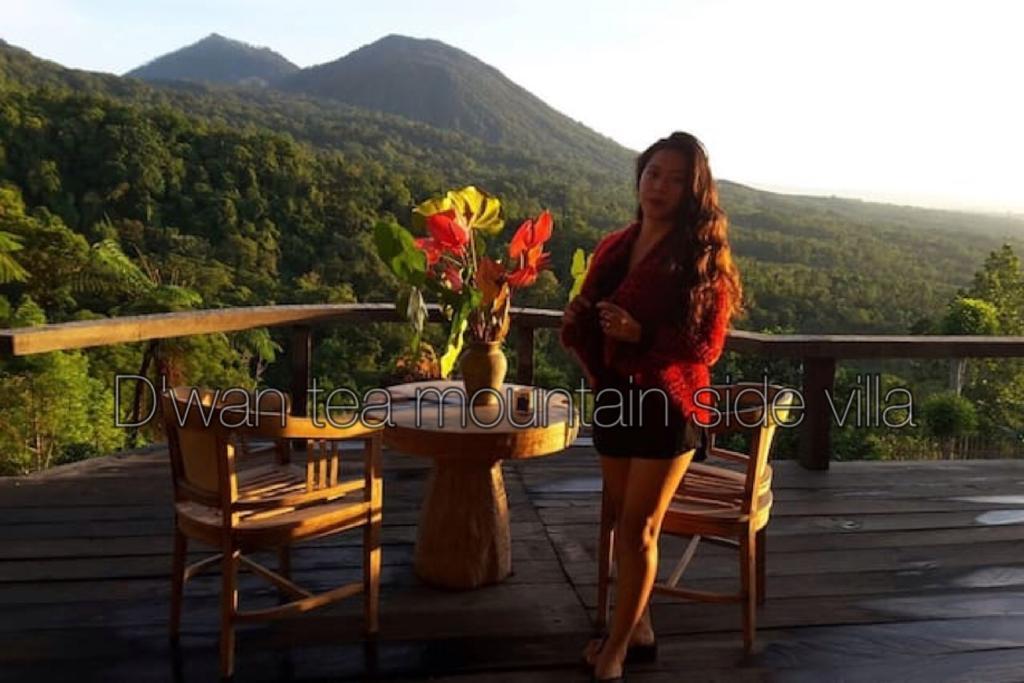Dwan Tea Mountain Side Bed and Breakfast Jatiluwih Buitenkant foto